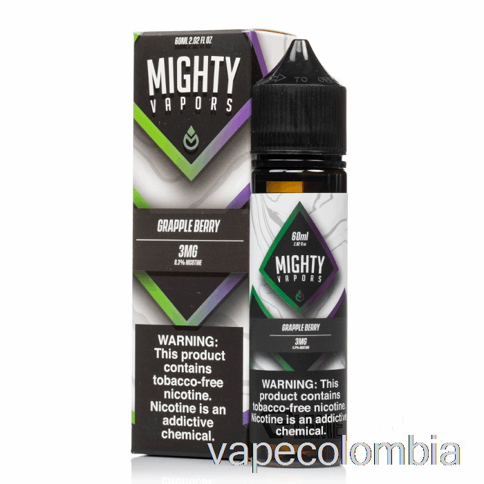 Vape Recargable Grapplebery - Vapores Poderosos - 60ml 3mg